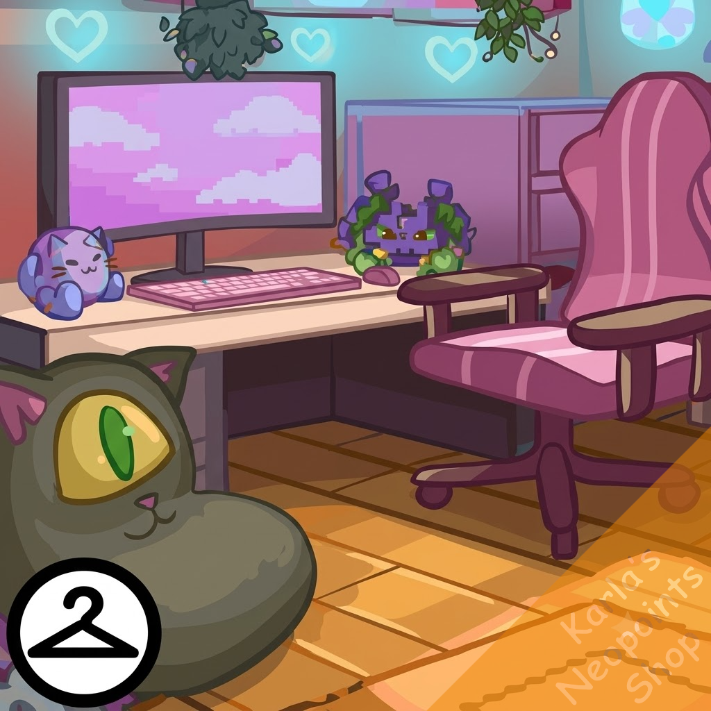 Cutest and Cosiest Gamer Room Background