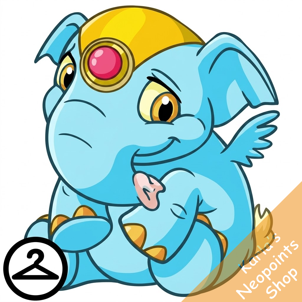 Nostalgic Blue Elephante