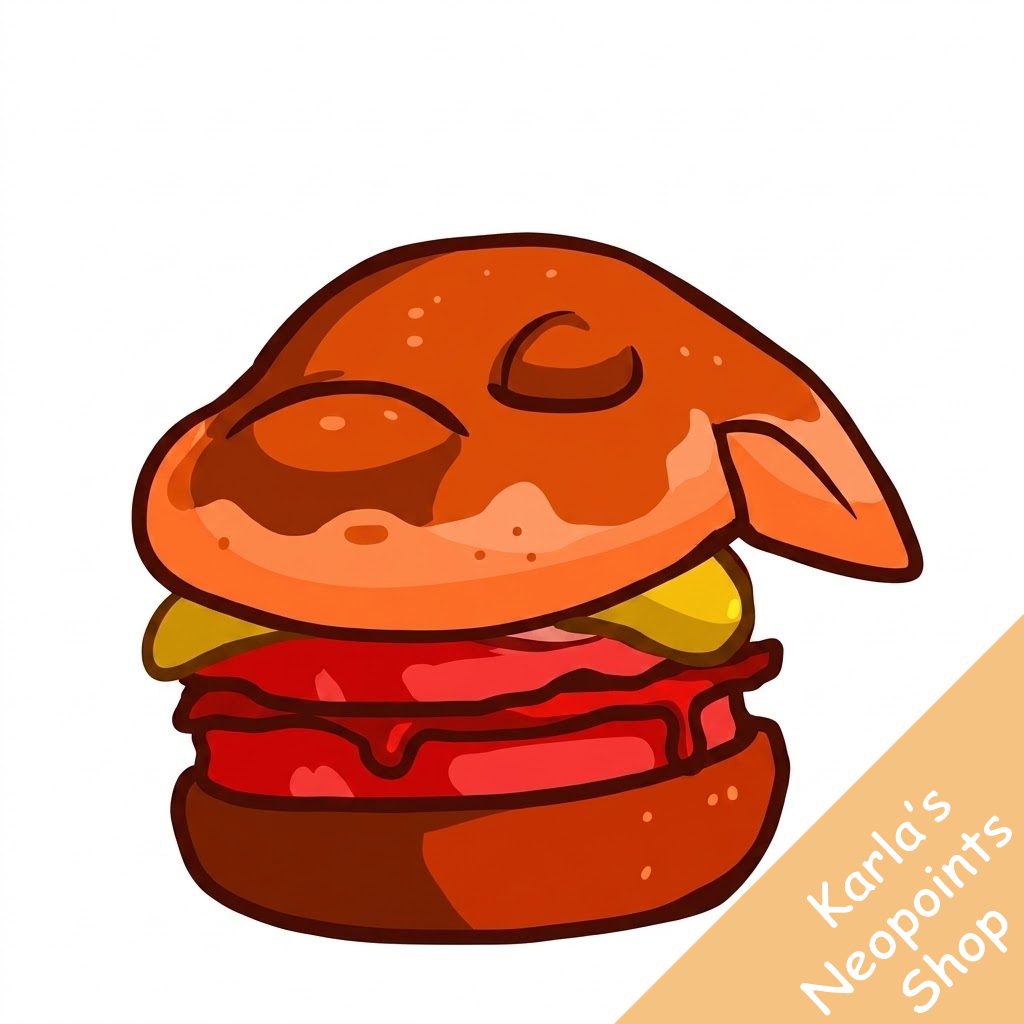 Red Poogle Tomato and Ketchup Burger