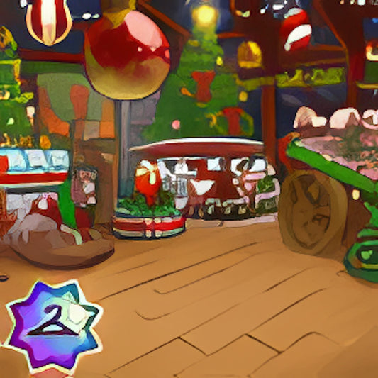 Cheerful Holiday Shopping Background