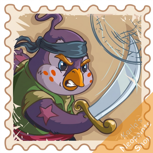 Benny the Blade Stamp