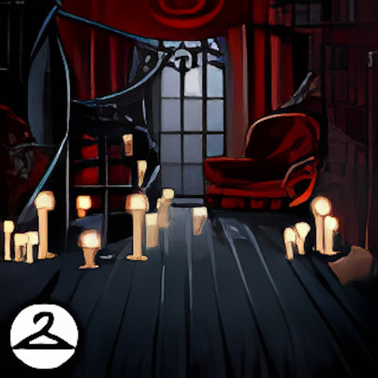 Dyeworks Black: Library of Ghost Stories Background