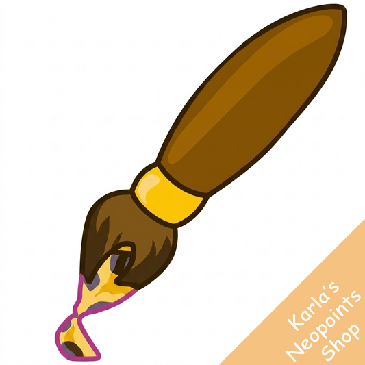 Spotted Petpet Paint Brush