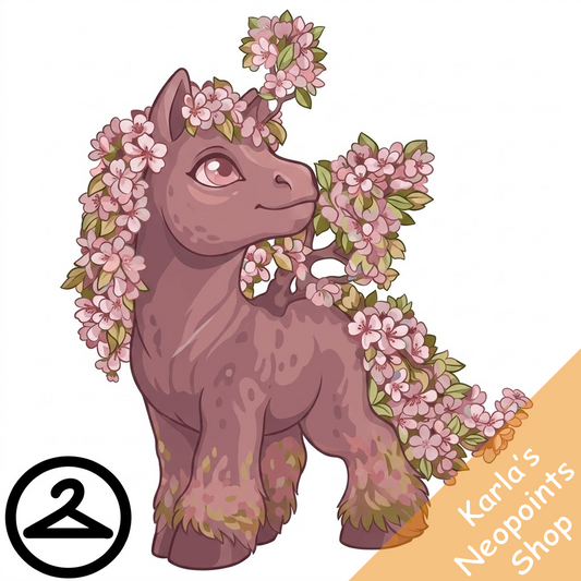 Prismatic Blossom: Blooming Woodland Uni