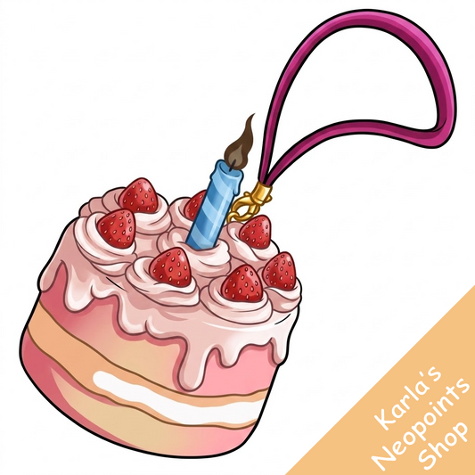 Neopets 24th Cake Charm
