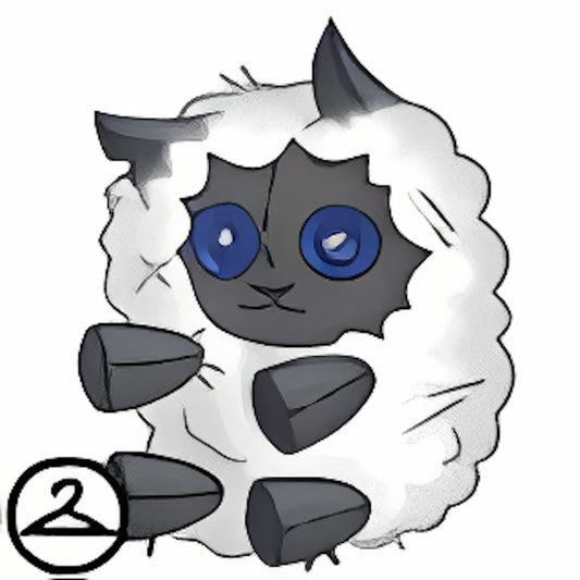 Gelert Stuffed Babaa Plushie Mouth-held