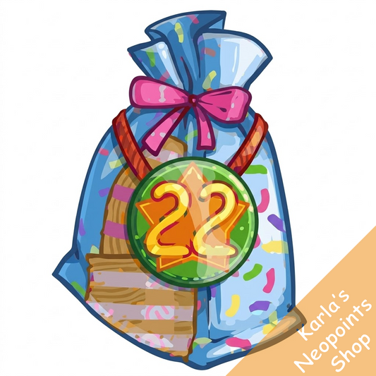 Neopets 22nd Birthday Goodie Bag