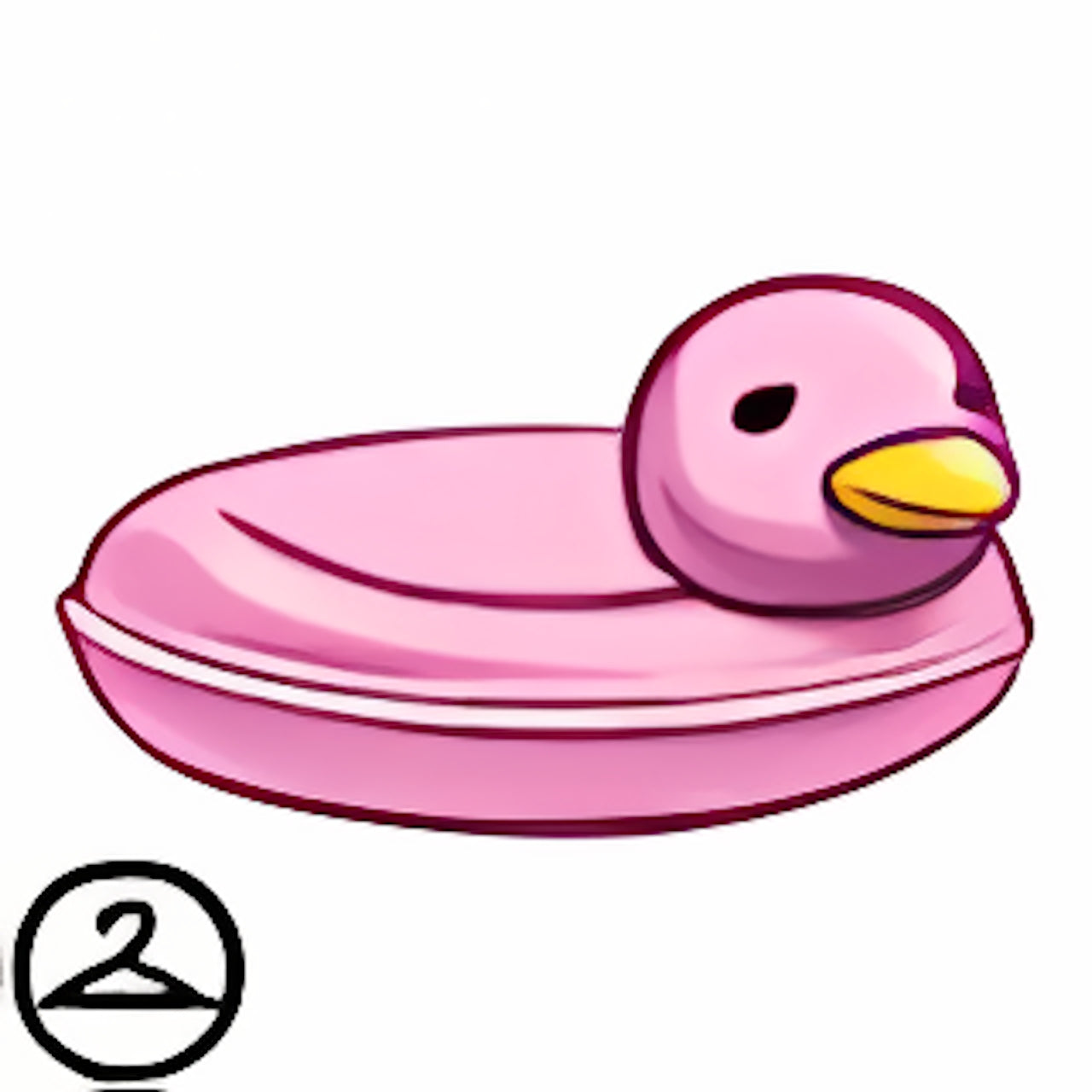 Dyeworks Pink: Baby Ducky Pool Floatie