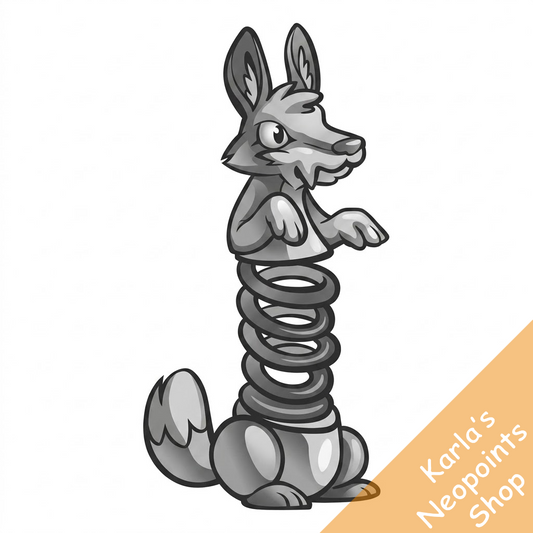 Silver Lupe Spring Toy