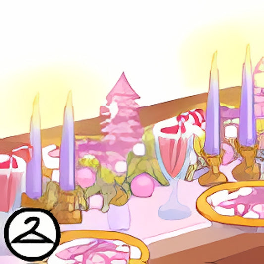 Pink Holiday Tabletop Foreground