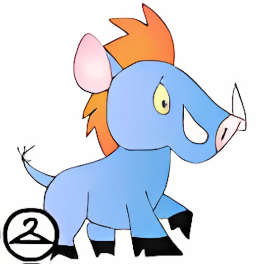 Super Nostalgic Blue Moehog