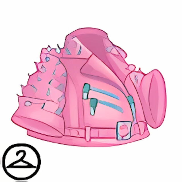 Spikey Pink Bubblegum Jacket