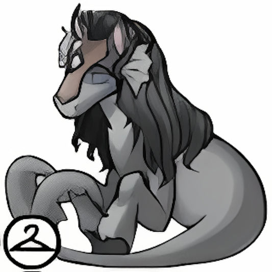 Somber Grey Peophin