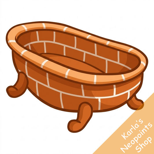 Red Brick Bath Tub