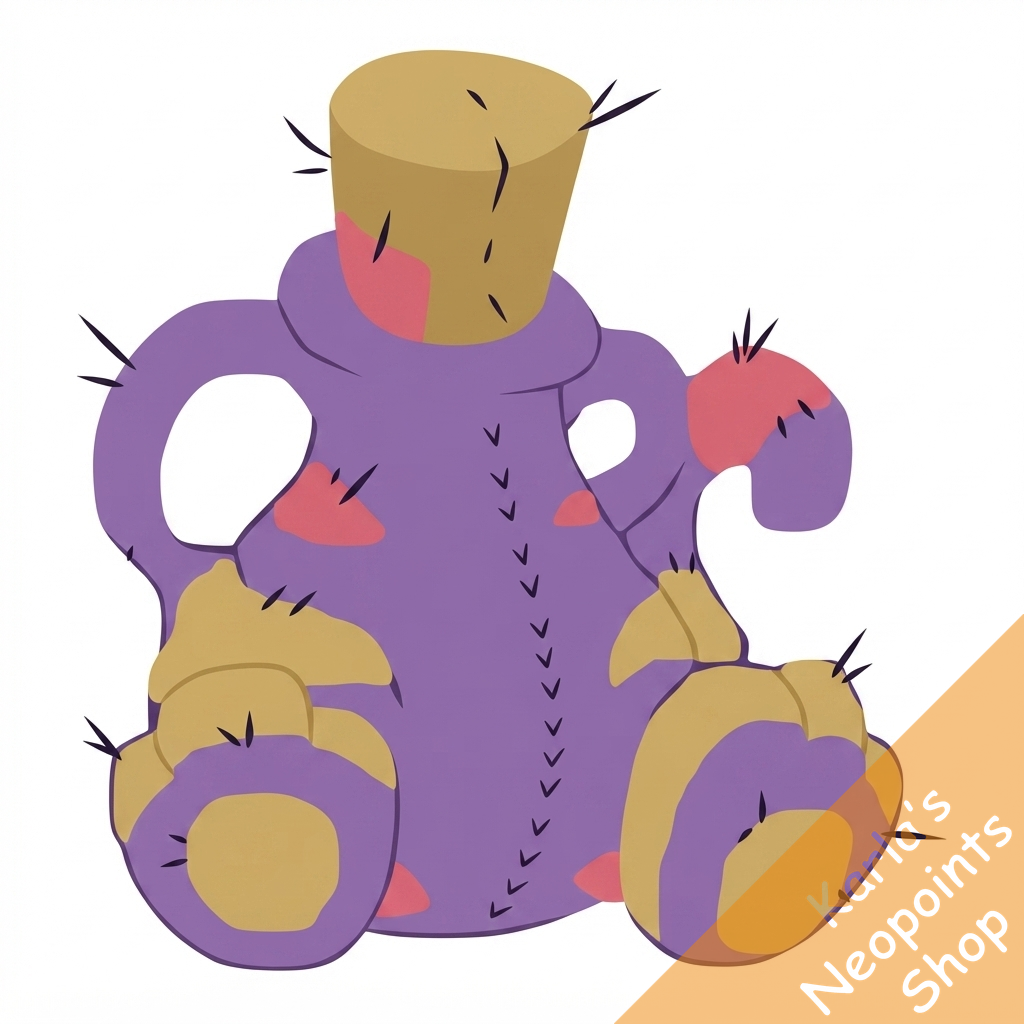 Plushie Kougra Morphing Potion