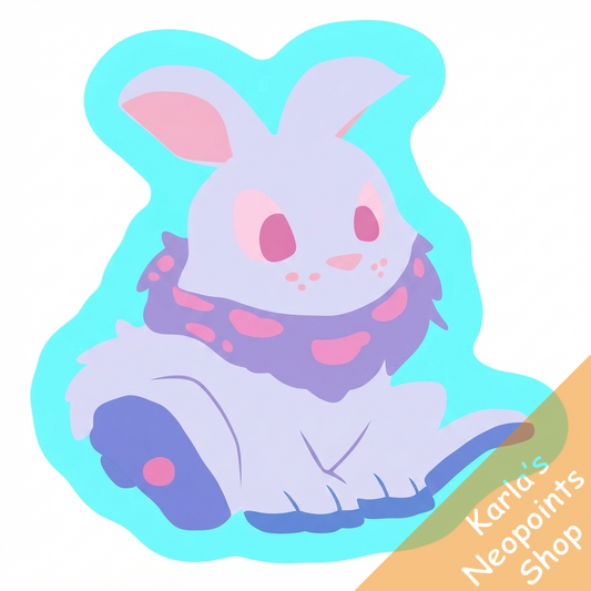 Magical Blue Cybunny Plushie