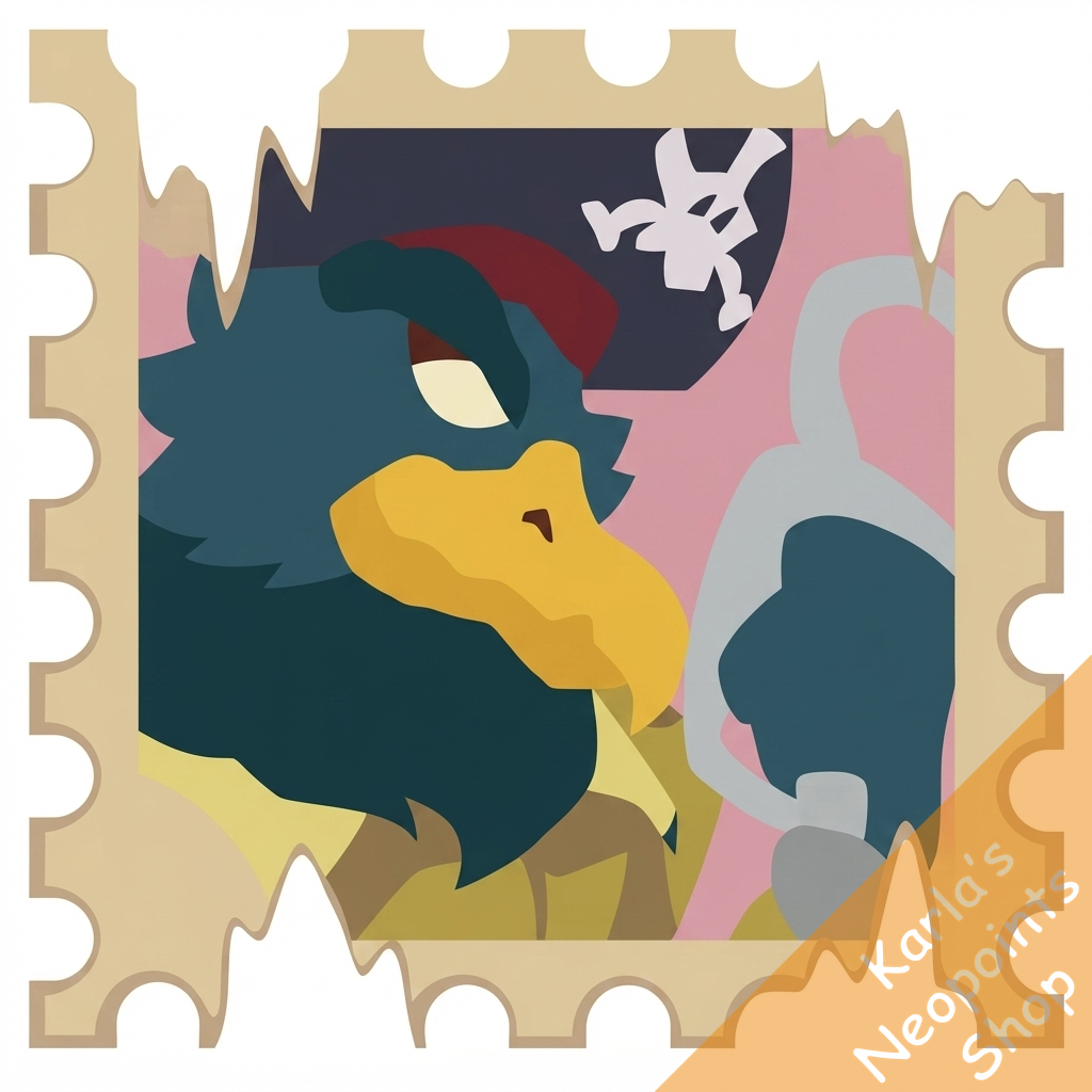 Captain Bloodhook Stamp