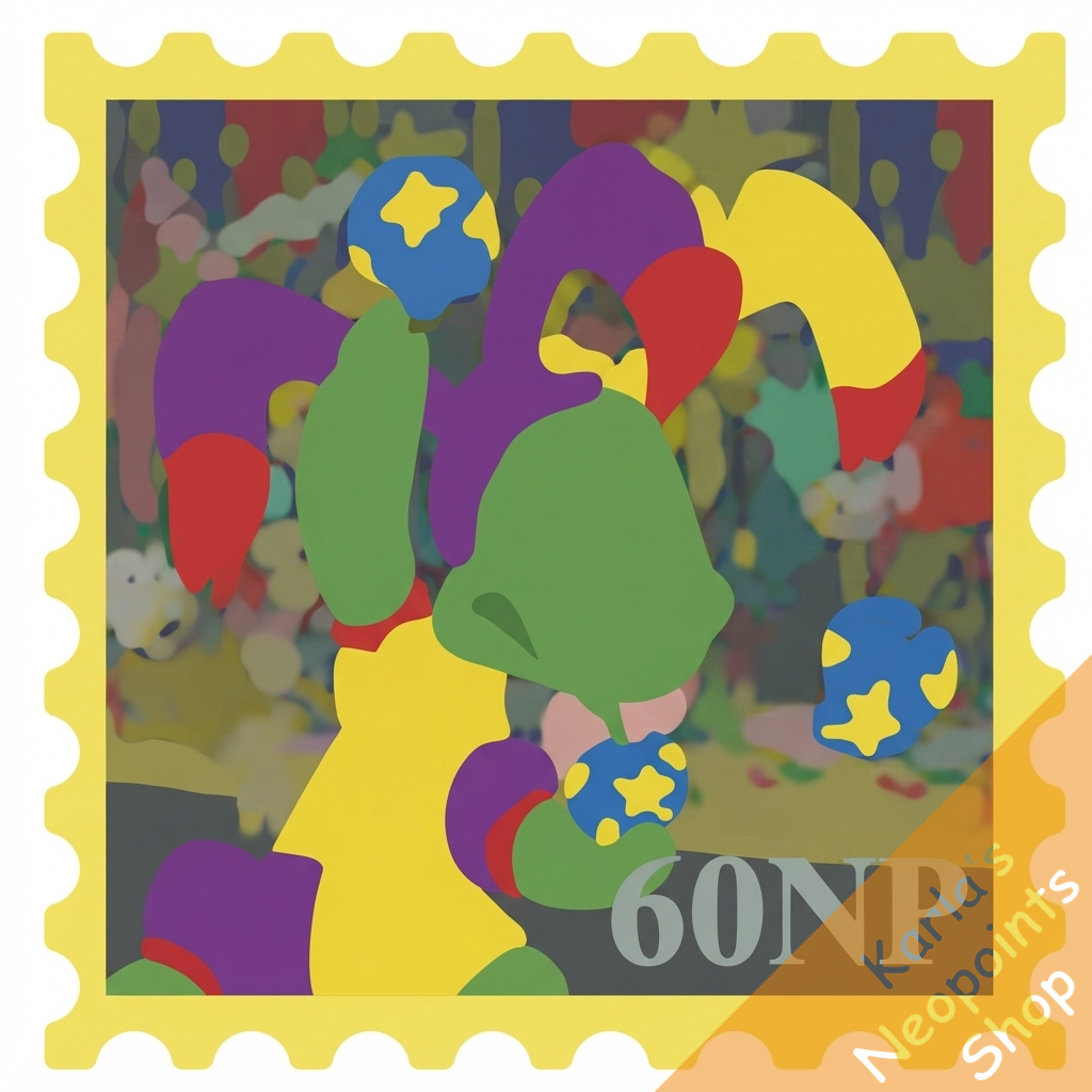 Blumaroo Court Jester Stamp
