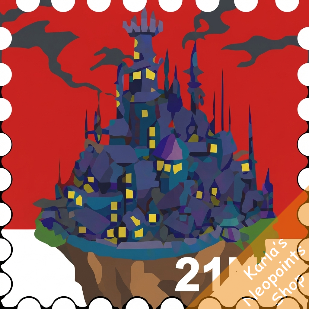 Darigan Citadel Stamp