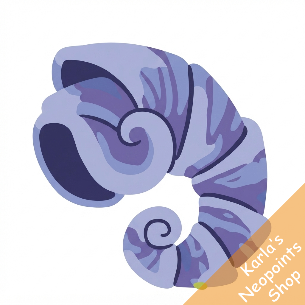 Purple Twirly Shell