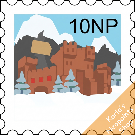 Ski Lodge Stamp
