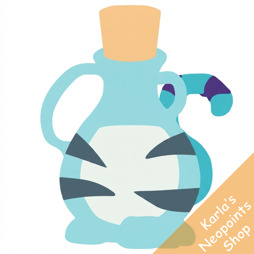 Blue Kougra Morphing Potion