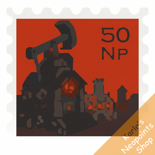 Moltara Town Hall Stamp