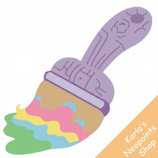 Pastel Paint Brush