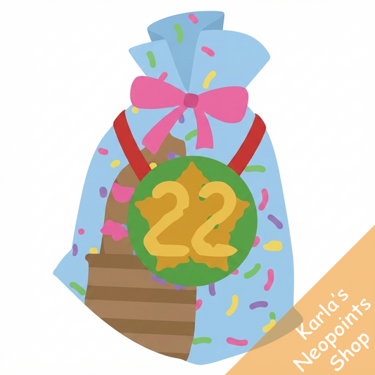 Neopets 22nd Birthday Goodie Bag