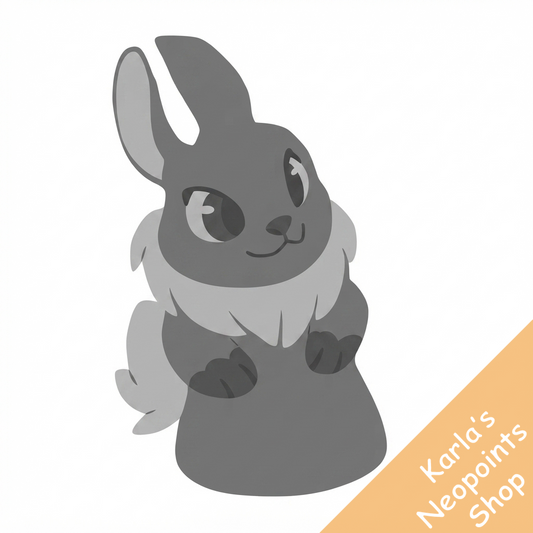 Silver Cybunny Hand Puppet