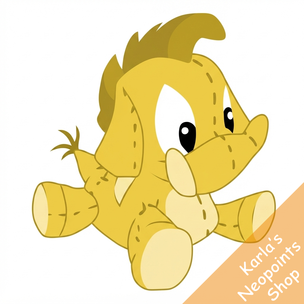 Gold Moehog Plushie