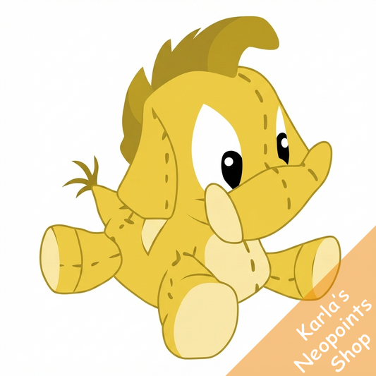 Gold Moehog Plushie