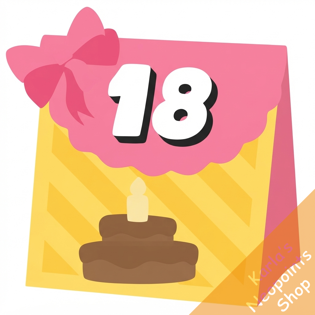 Neopets 18th Birthday Goodie Bag