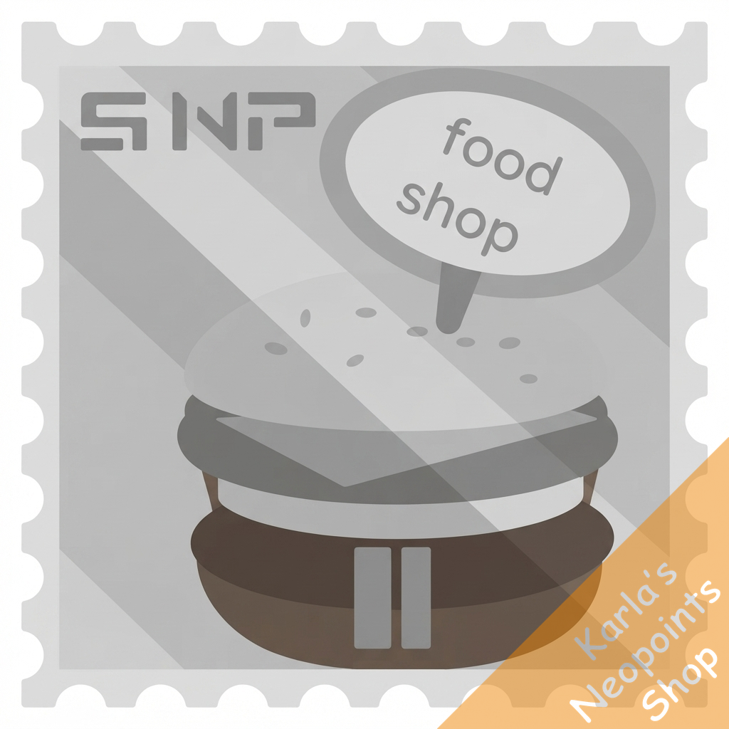 Foil Food Shop Stamp