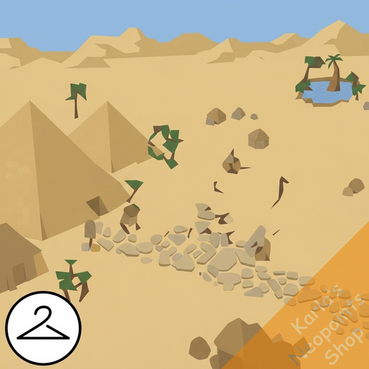 Lost Desert Game Board Background