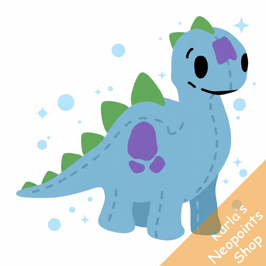 Magical Blue Chomby Plushie