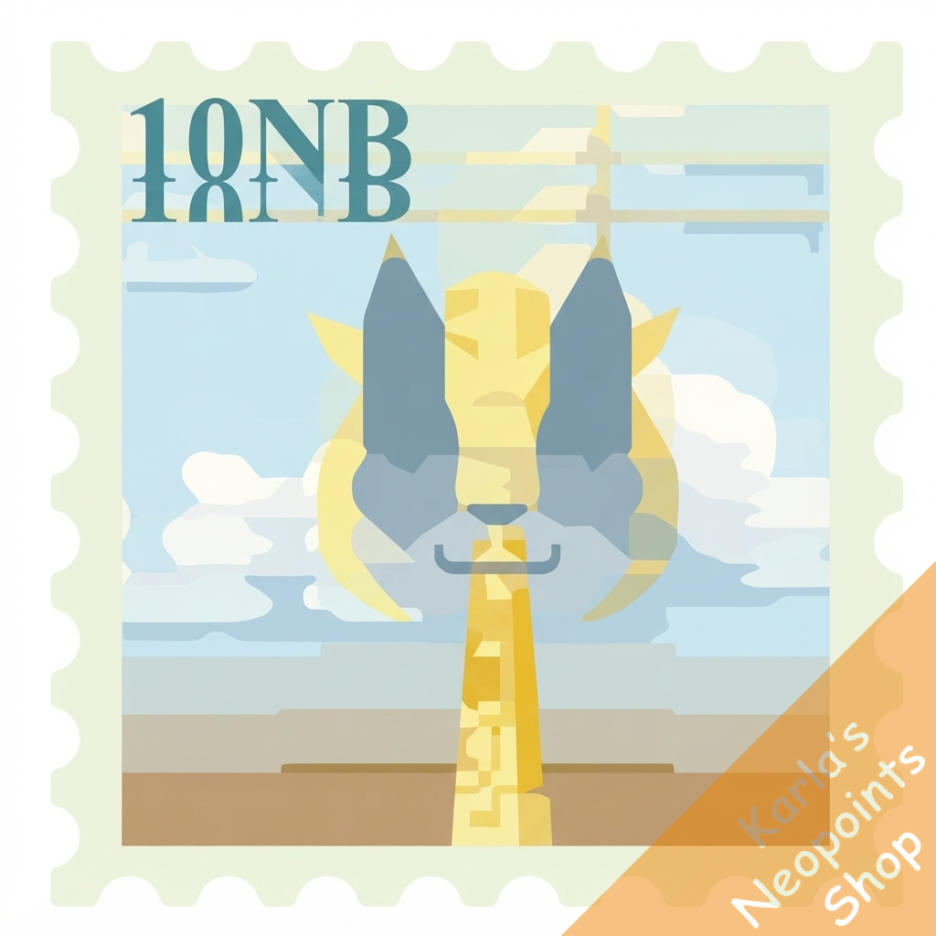 Holographic Coltzans Shrine Stamp