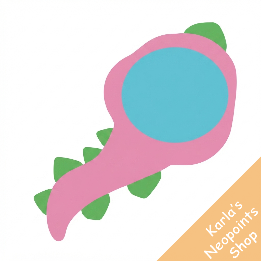 Pink Chomby Hand Mirror