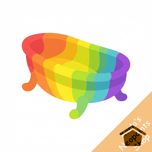 Rainbow Bath Tub