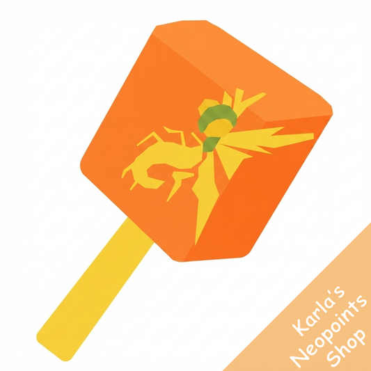 Orange Lightmite Lollypop