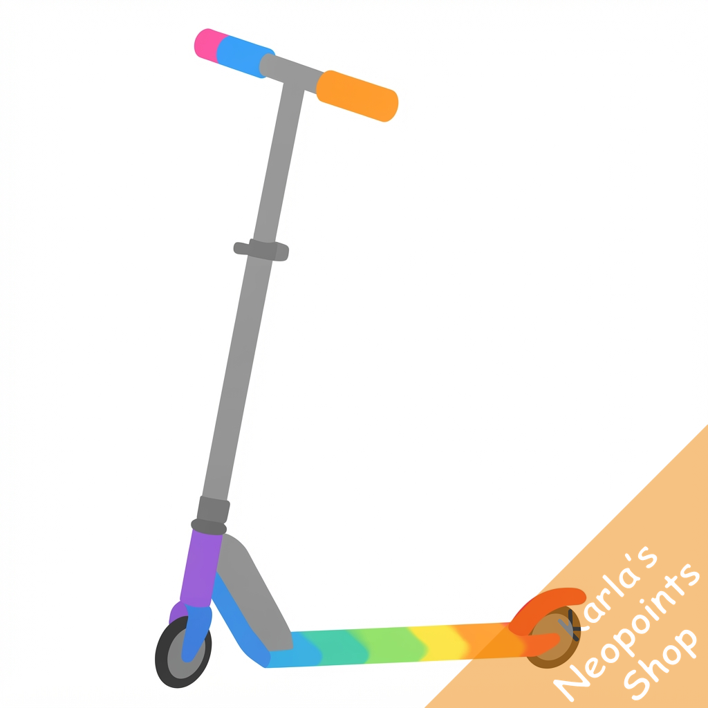 Rainbow Scooter