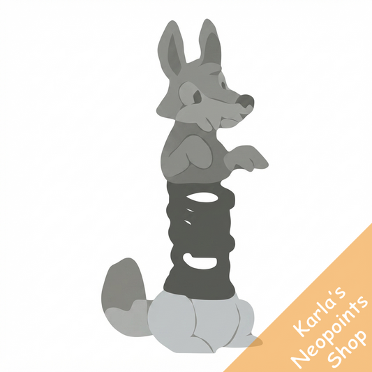 Silver Lupe Spring Toy