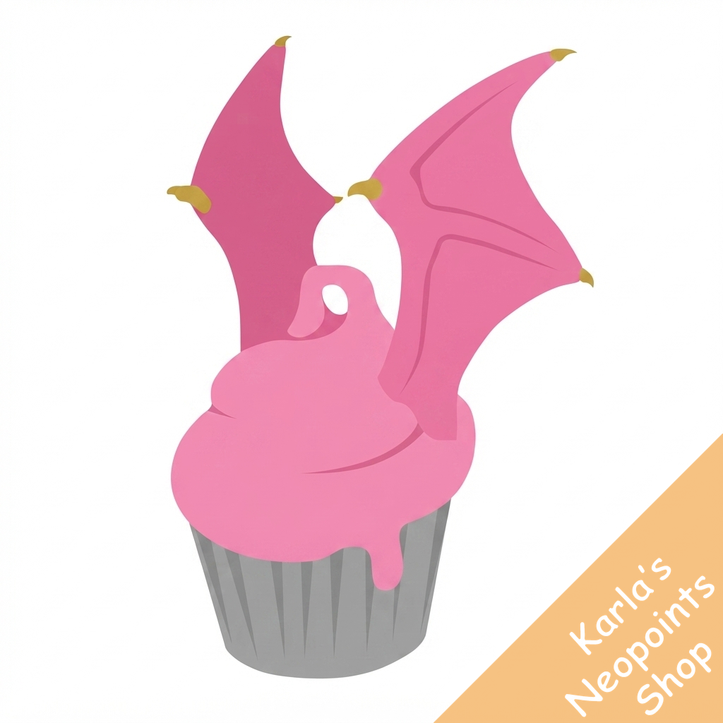 Pink Shoyru Cupcake