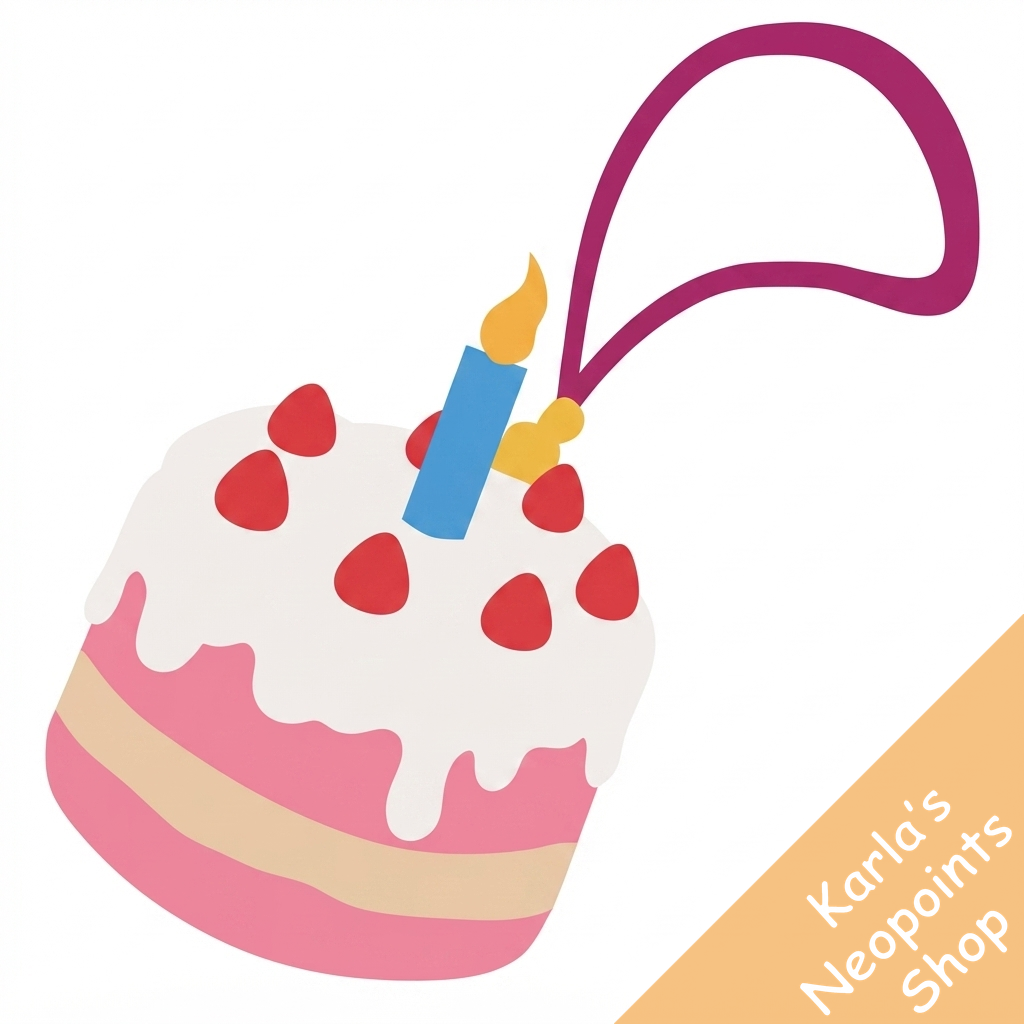 Neopets 24th Cake Charm
