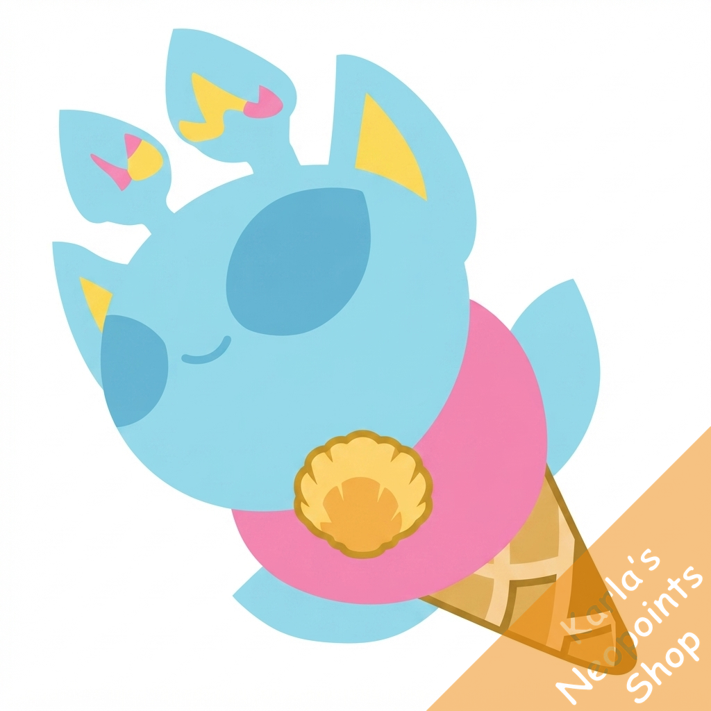 Baby Aisha Bubble Gum Ice Cream Cone