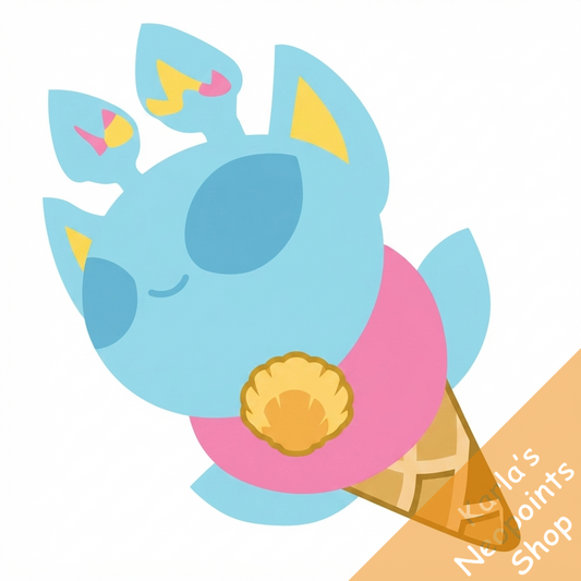 Baby Aisha Bubble Gum Ice Cream Cone