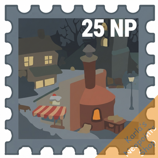 The Crumpetmonger Shop Stamp