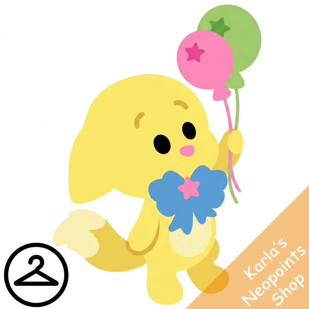 25th Anniversary Floating Kacheek Trinket