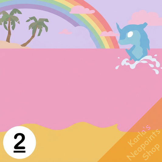Splashing Flotsam Beach Background