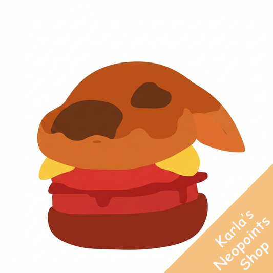 Red Poogle Tomato and Ketchup Burger